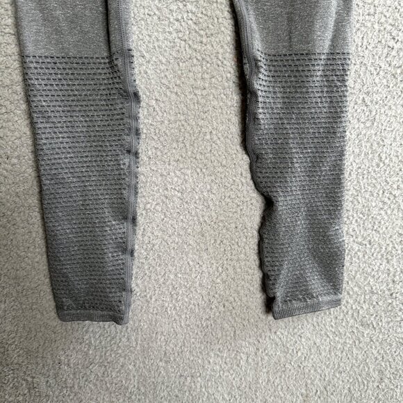 Fabletics Seamless Leggings XS Gray High Rise Compression Workout Pants - Picture 7 of 12